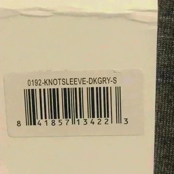 Simply Southern‎ Gray Knot Detail Quarter Sleeve Top NWT Size Small - Picture 4 of 6